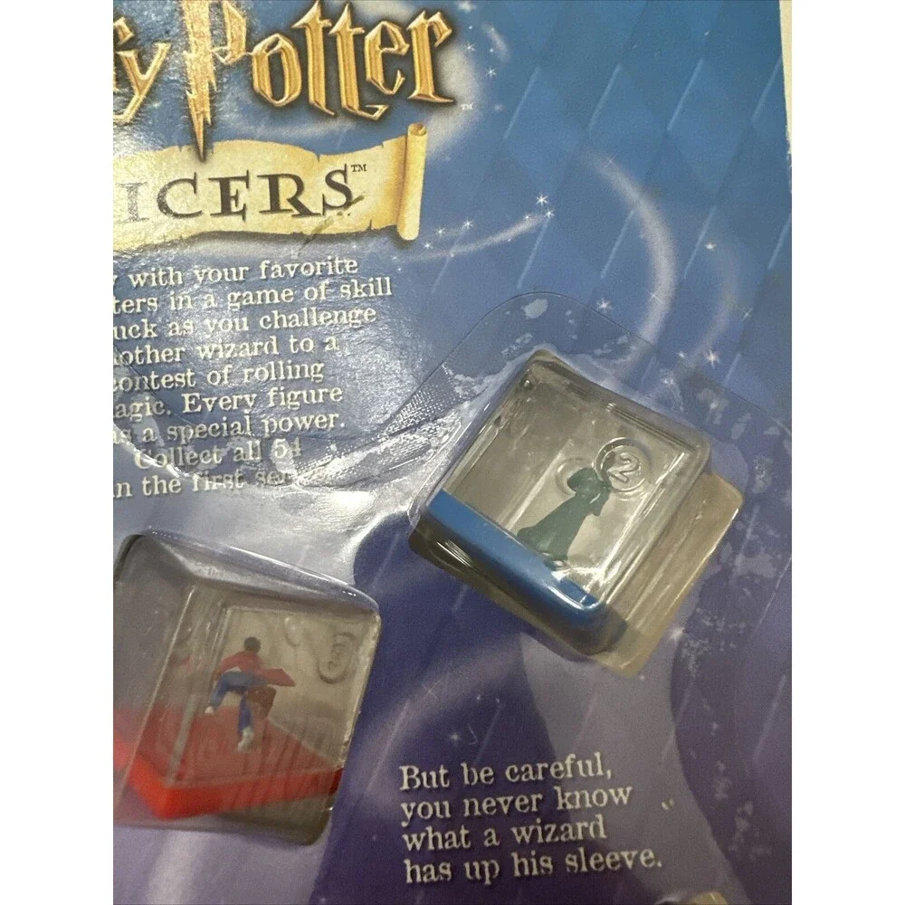 Vtg Harry Potter Dicers Toy Collectible Dice Game Starter Set Mattel Games New